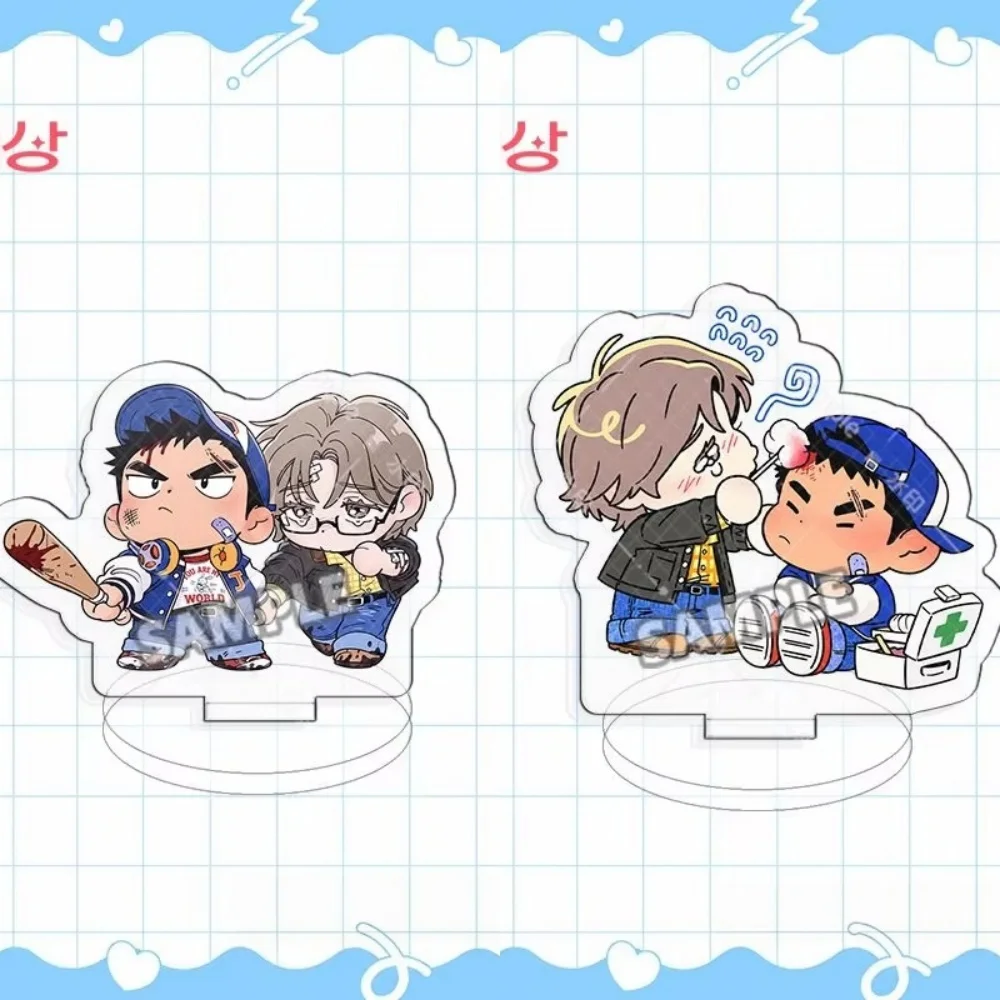 10cm Anime You Are My World Acrylic Keychain Model Cosplay Characters Ornament Accessories Goods Collection Christmas Gifts