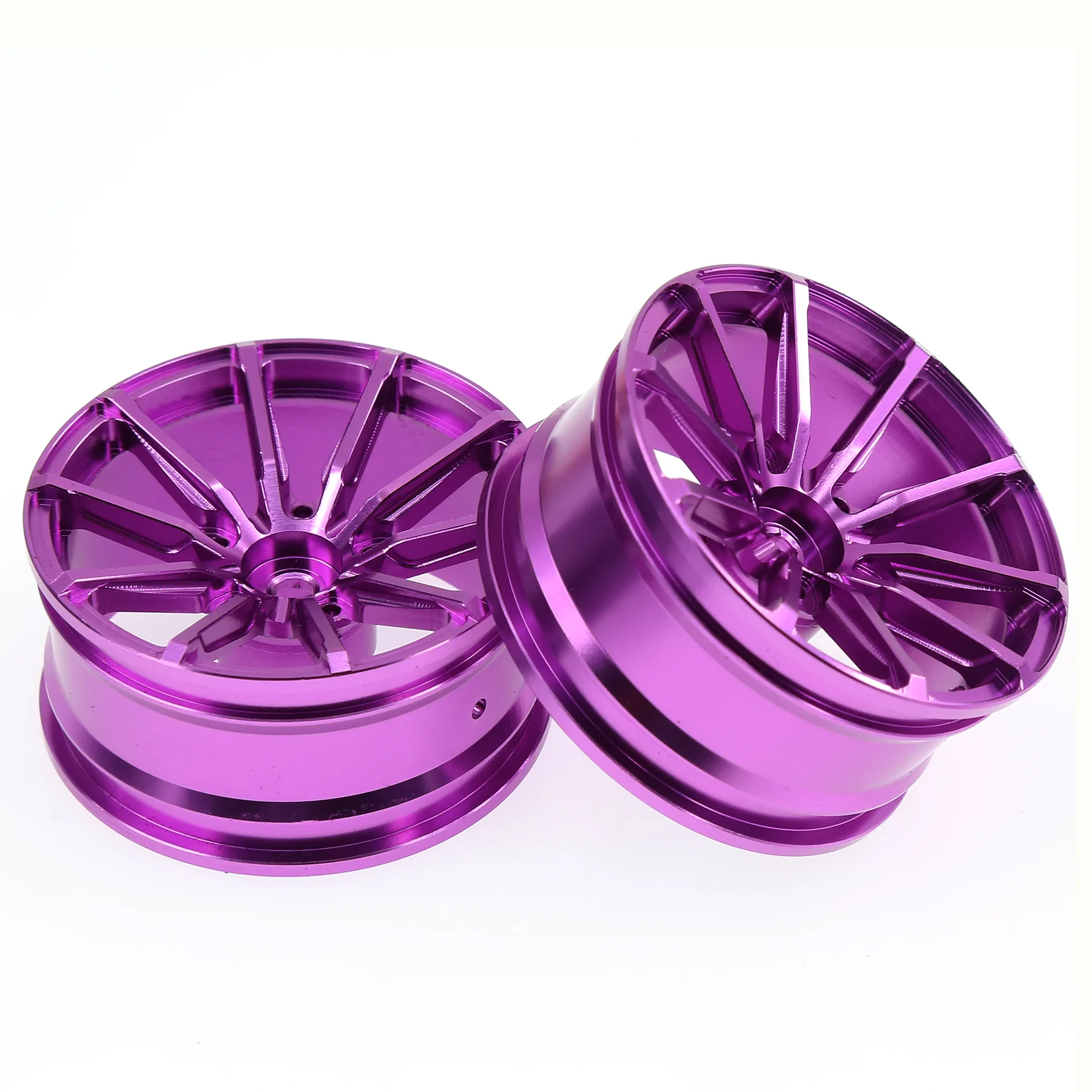 4 pçs cnc liga de alumínio aro da roda cubo do pneu rc peças atualização para 1/10 rc carro touring yokomo sakura d5 tamiya tt02 carro rc corrida