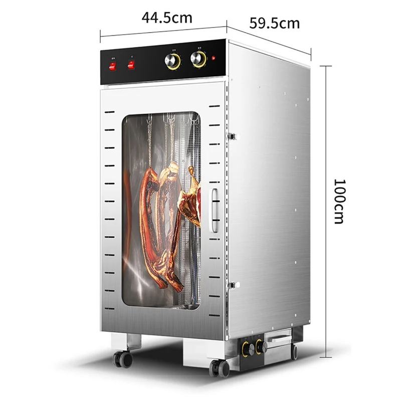 

30KG Rotating sausage, bacon, chicken, sausage, duck, fish, beef dryer, food, household dehydration and air drying cabinet, larg