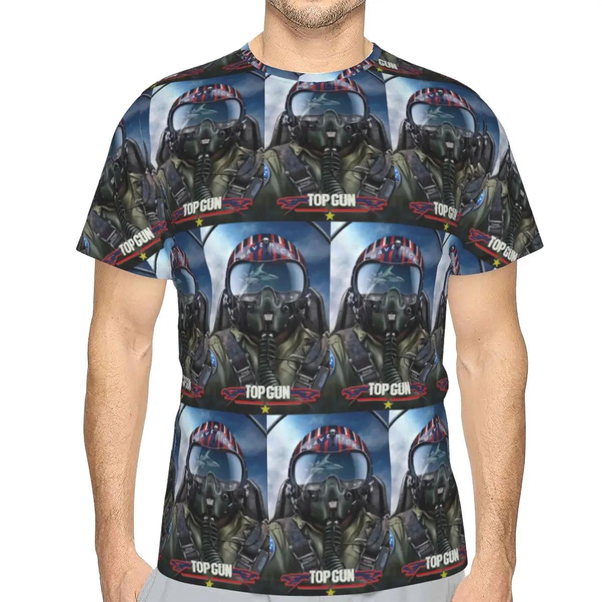 100% Cotton Top Gun Oscar Martinez Tom Cruise T-Shirt Men's Funny T Shirt Men O-Neck Summer Shirts Tops