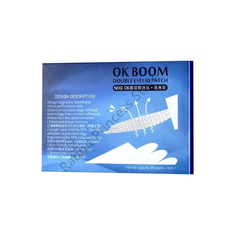 BX0F Onzichtbare nachtelijke ooglidcontourstrips met veilige pasvorm voor alle slaapposities en huidtypes