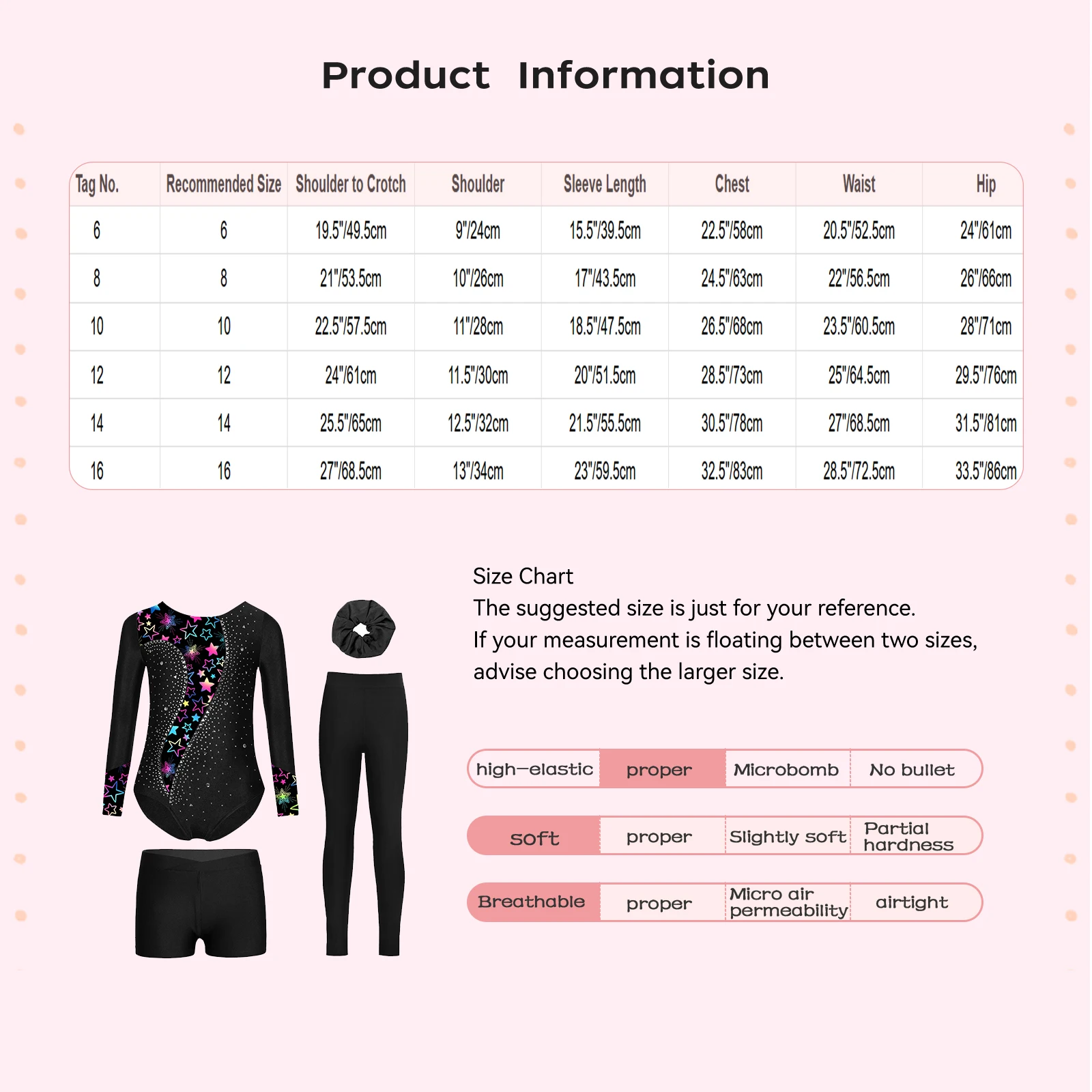 أطفال بنات الباليه الرقص مجموعات الرياضة الجمباز تجريب وتتسابق الشكل التزلج يوتار مع السراويل طماق وإكسسوارات الشعر