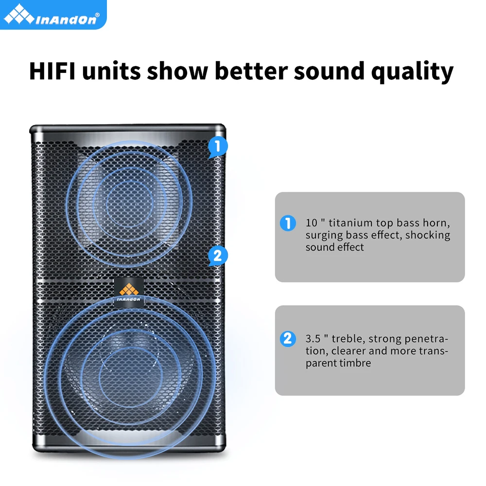 

InAndOn KV-V5 Max Karaoke Machine 4T System KTV Professional Karaoke Player High-power Amplifiers&Speakers Karaoke System Set
