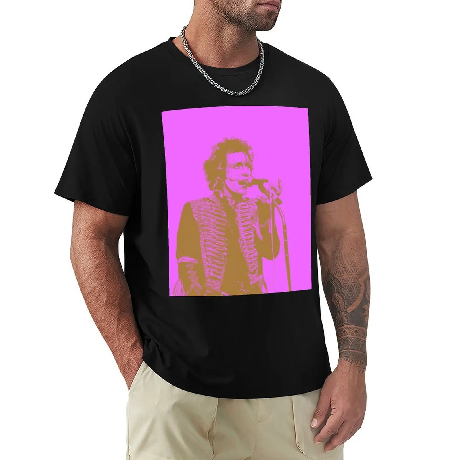 

Adam ant T-Shirt customs kawaii clothes t shirts for men graphic