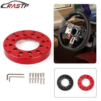RASTP-Neue Angekommene 24 Loch Adapter Für Logitech G27 G25 PCD Racing Auto Spiel Modificatio Lenkrad Adapter Platte 70MM QR036