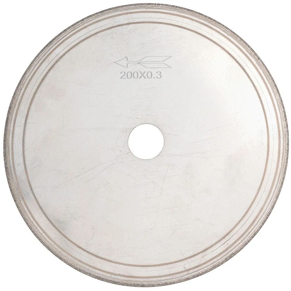 110/150/180/200mm Ultra-thin Diamond Saw Blade Slant Teeth Cutting Disc for Glass Stone Amber Crystal Gemstone Cutting view 5