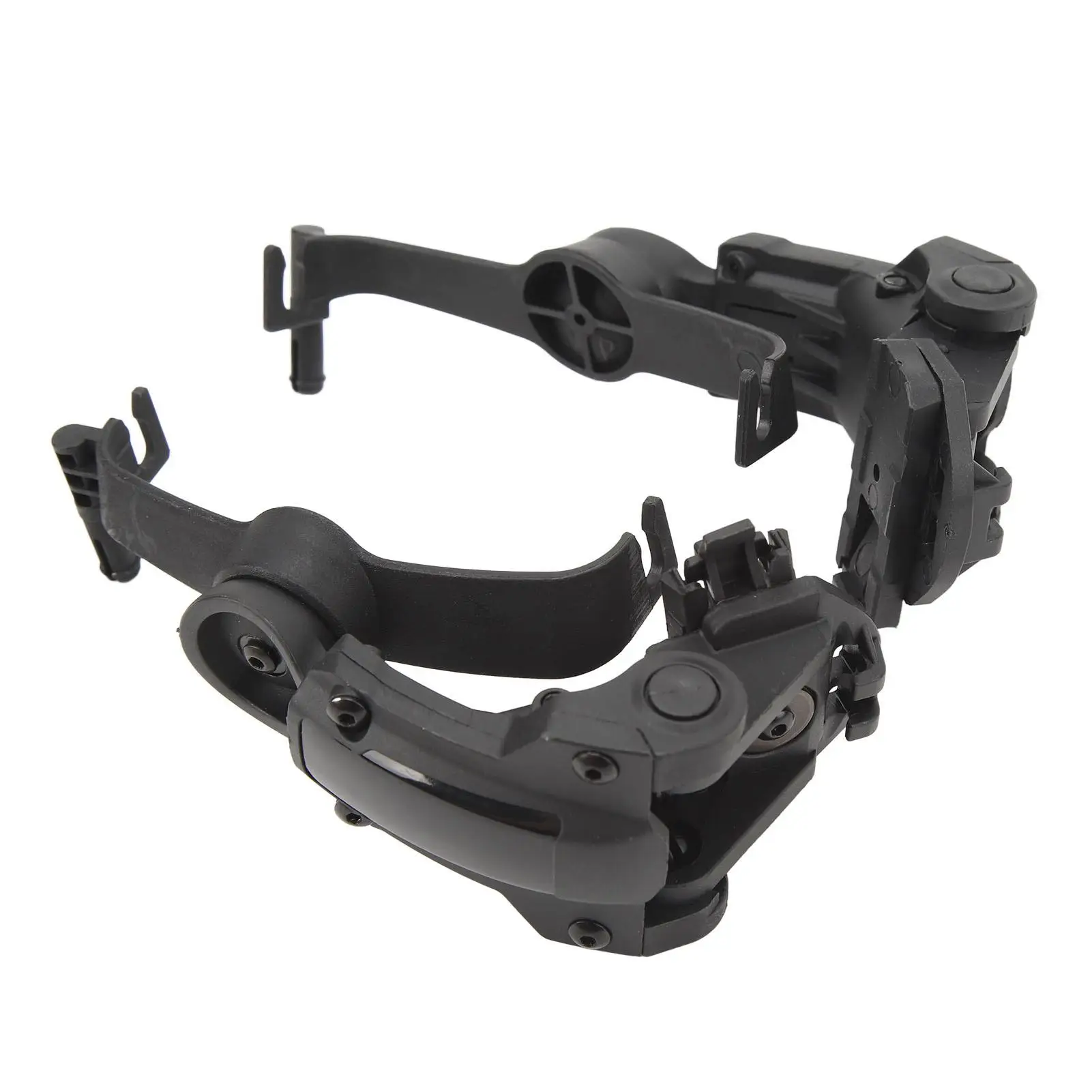 Adjustable Nylon Headset  Mount Bracket Lightweight Multi Angle Rotation Helmet Adapter for Tactical Gear