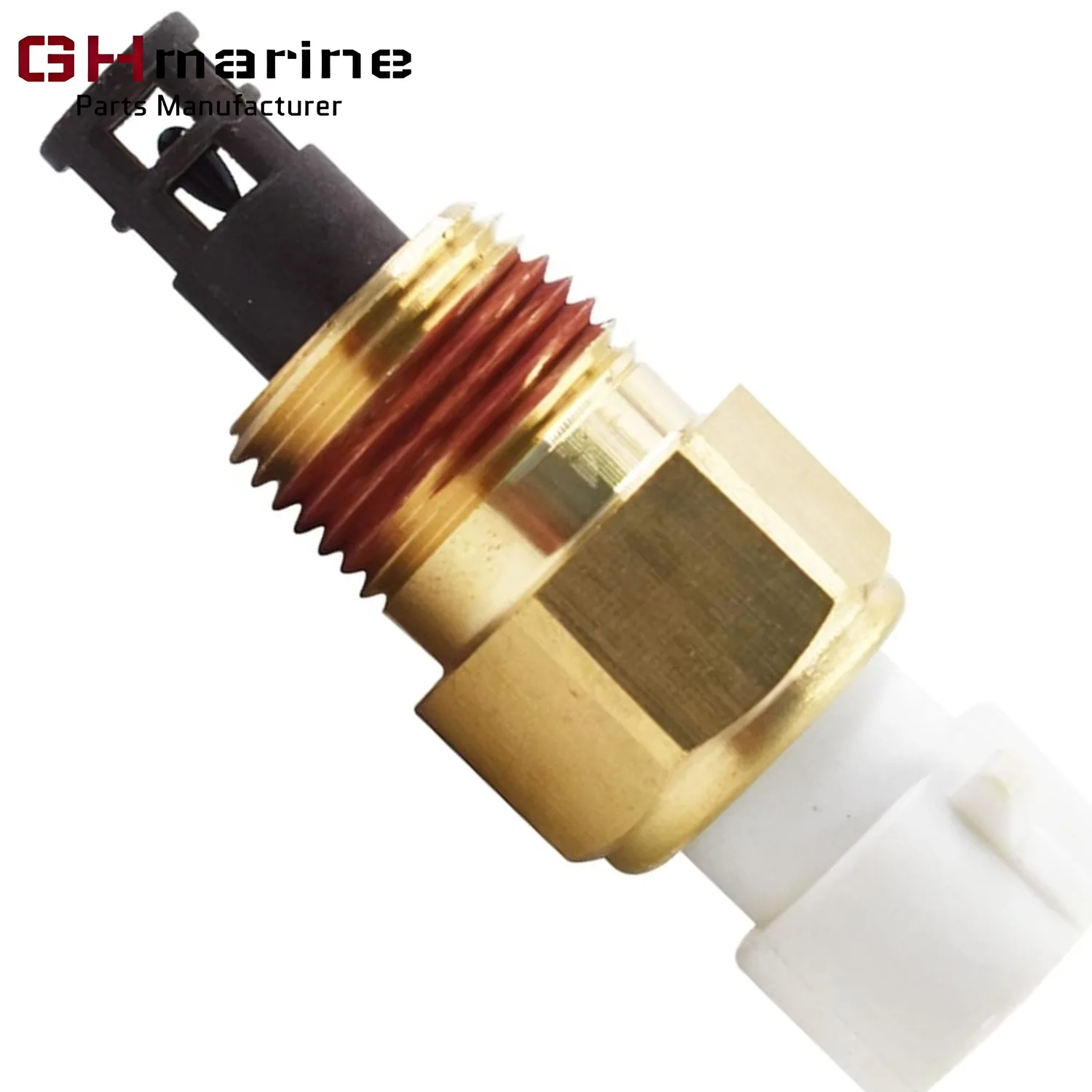 Waltyotur Intake Air Temperature Temp IAT MAT Sensor for Mercruiser V6 V8 350 454 496 502 MPI Volvo 7.4L 805223T 3854527 18-7702