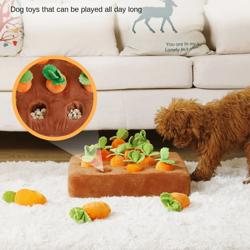 Pull the carrot toy pet bite and self-hilarity relief artifact