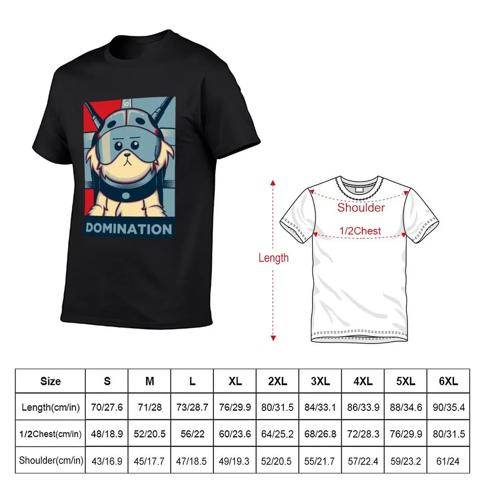 Domination T-Shirt cute clothes summer tops man t shirt mens clothes