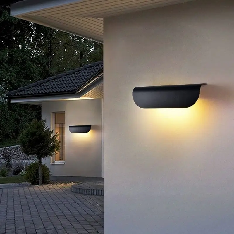 Outdoor Porch Wall Lamp Courtyard Waterproof Wall Light Interior Living room Wall Light Mordern Simple LED Light Home Decoration