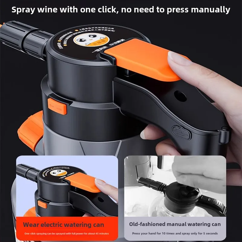 Hot sale household electric car wash foam spray can One button spray charging pressurized high-pressure spray gun for automobile