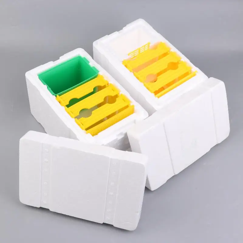 C Bee Mating Box Foam Bee Hive Box Queen Bee Breeding Box Beekeeper Garden Pollination Breeding Case Beekeeping Equipment