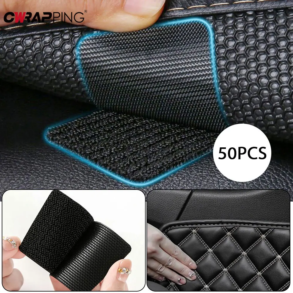 10/20/50PCS Car Self Adhesive Fastener Sticker Universal Car Carpet Floor Mat Clips Retention Holders Grips for Auto Accessories