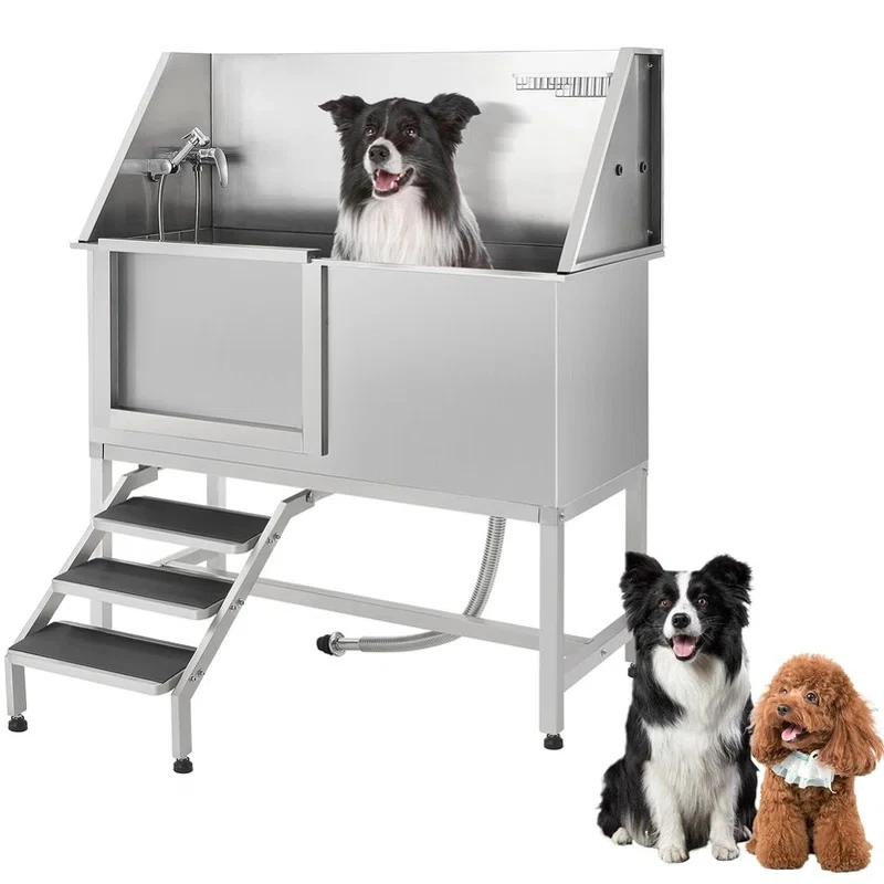 

Deluxe Electric Pet Bathing Tub Novelty Designed Stainless Steel With Lift Sustainable Dog & Cat Grooming Wash Machine
