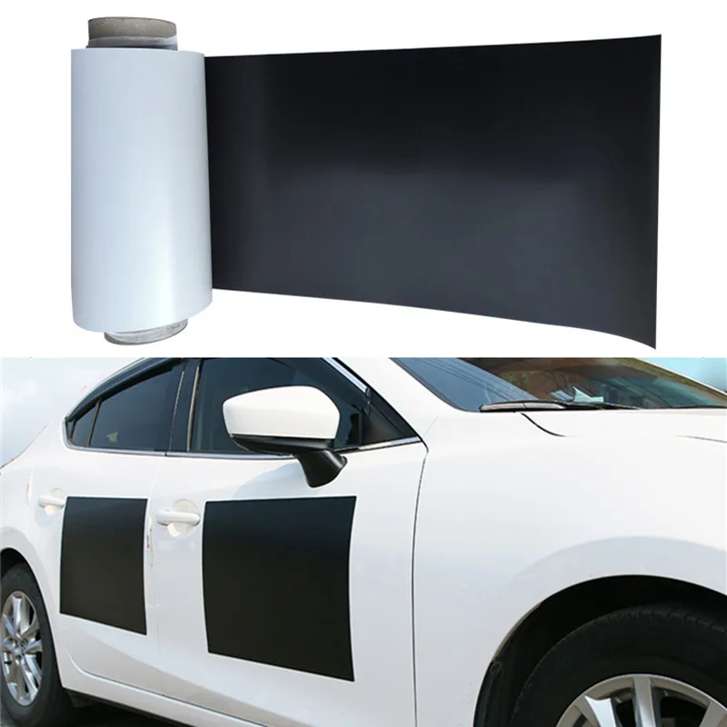 30Cm X 50Cm X 0.7Mm Auto Body Anti-Kras Strip Lijm-Gratis/Magnetische Pad auto Deur Kant Edge Guard Decoratieve Bescherming Sticker