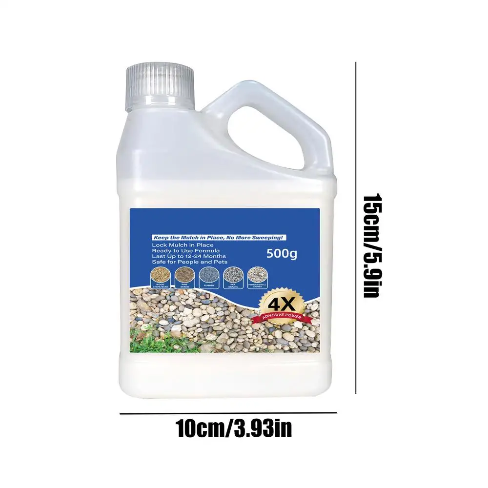 500g Mulch Rock Lijm Erwt Grind Sticky Rock Lijm Sneldrogende Spray Outdoor Yard Patio Stenen Landschap Lijm Multifunctioneel