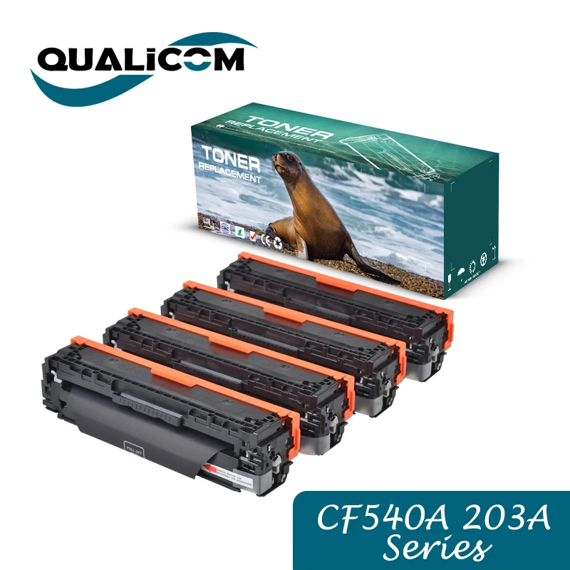 Quali com kompatibler 203a cf540 mit Chip-Toner kartuschen Ersatz für HP Color Pro M254DW 254NW MFP M280NW M281FDW M281FDN