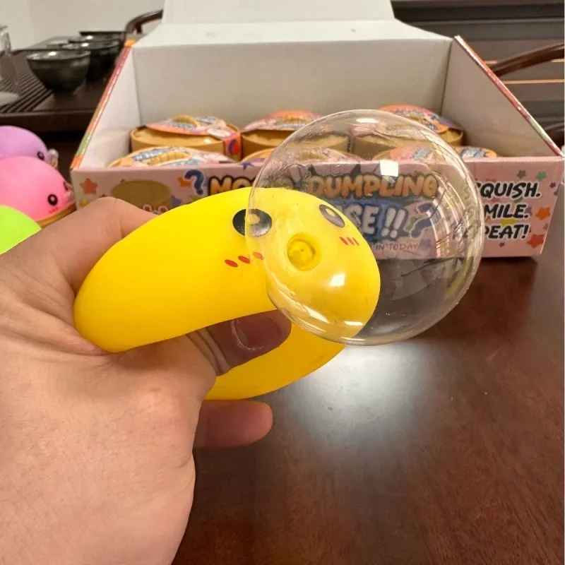 Colorful Baozi Bubble Model Kneading Figurine Reusable Low Rebound Pressure Dough For Home And Office Decorations