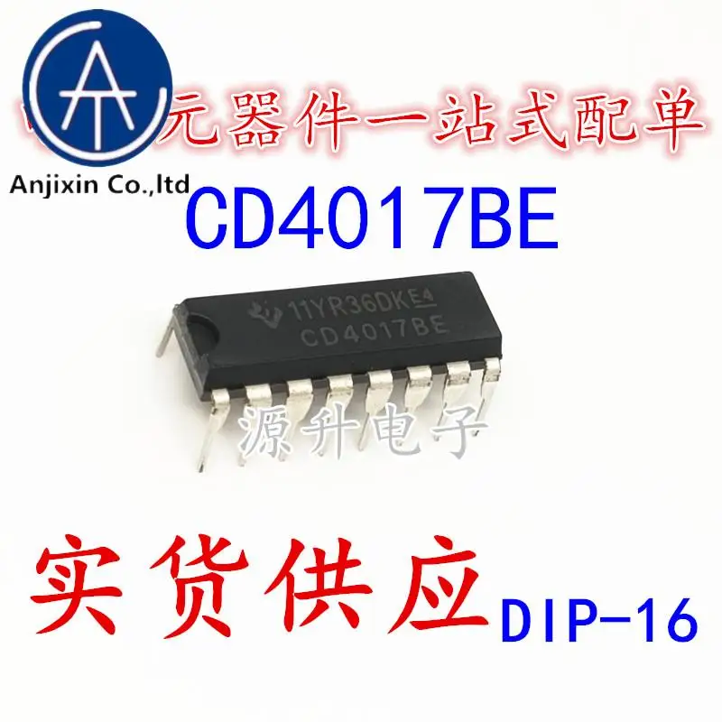 20PCS 100% orginal new CD4017BE CD4017 MCU chip in-line DIP-16