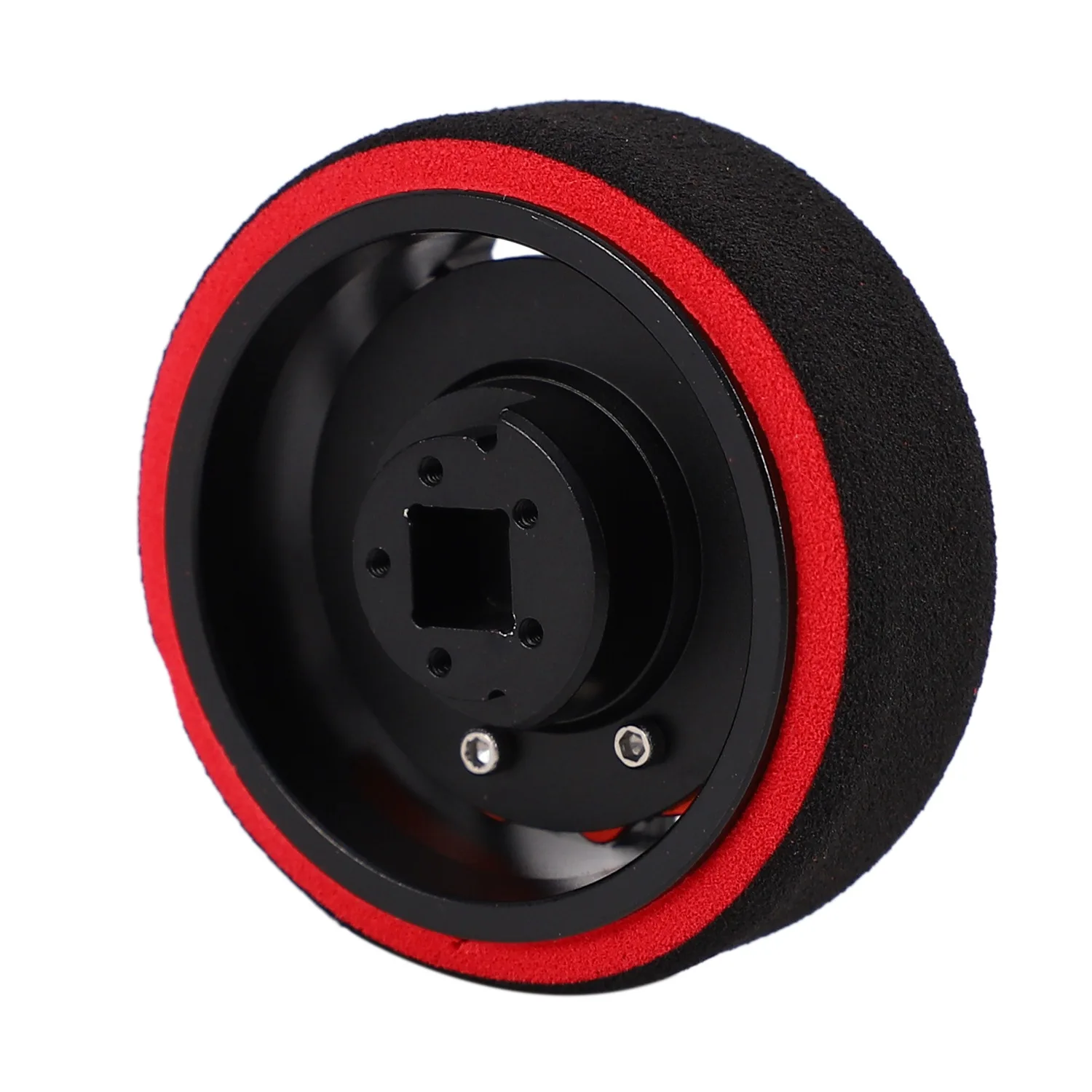 Volante de controle remoto de metal adequado para SANWA MT4 MT4S M11X M11 MX-V Spektrum Controle Remoto Preto