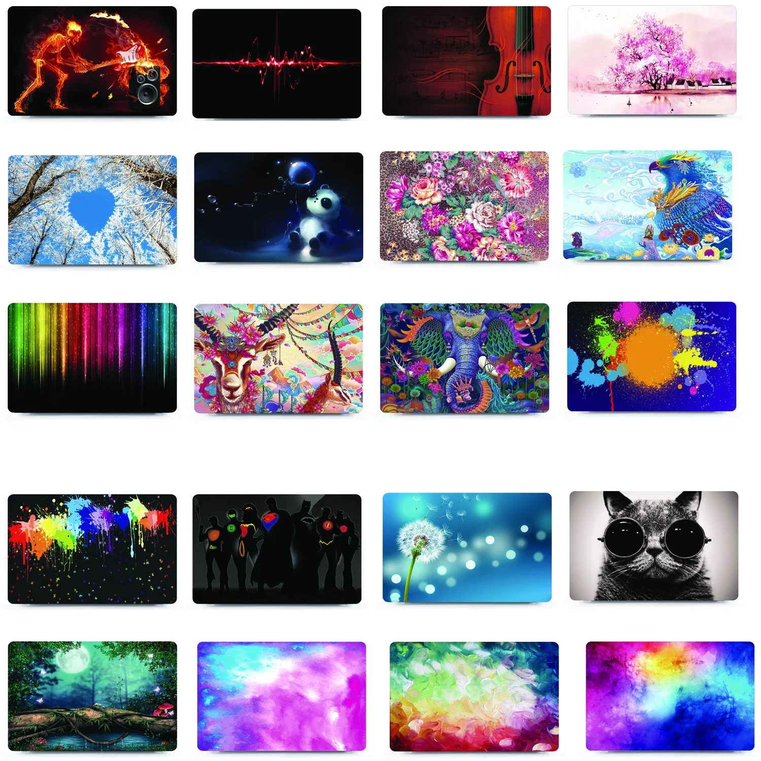 

For Macbook Air Pro 13 13.3 13.6" inch M1 M2 M3 M4 Print Matte Hard Shell Case Cover Bag Skin HK