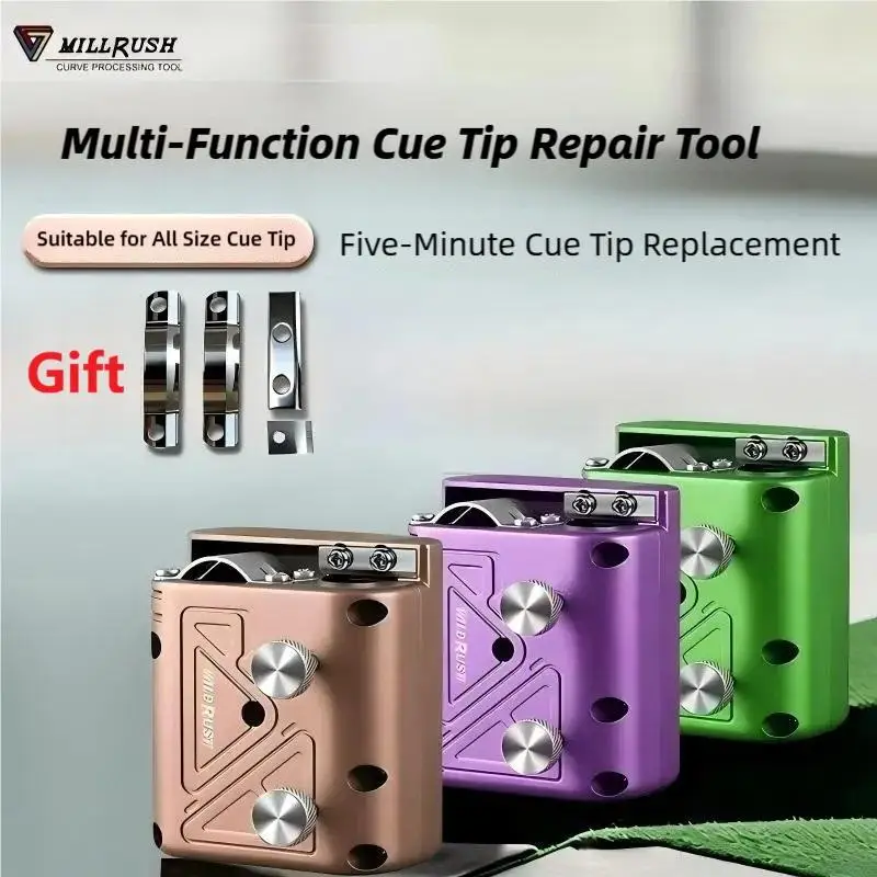 Professional Portable and Easy to Operate Multifunctional Billiards Cue Tip Repair Tool for Sale