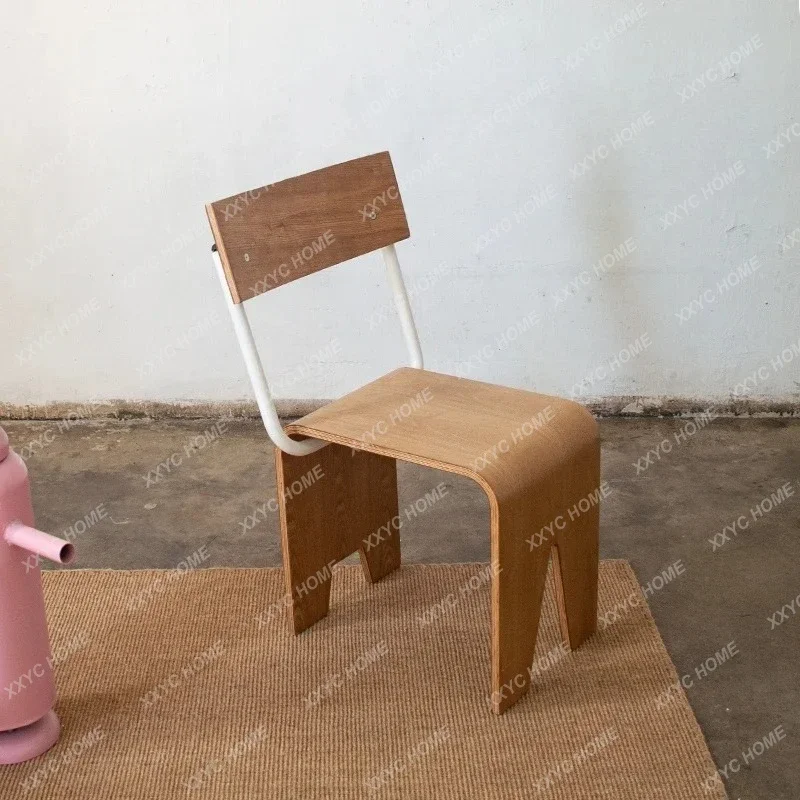 Y Single chair curved wood Nordic style retro minimalist creative studio cafe leisure chair meal