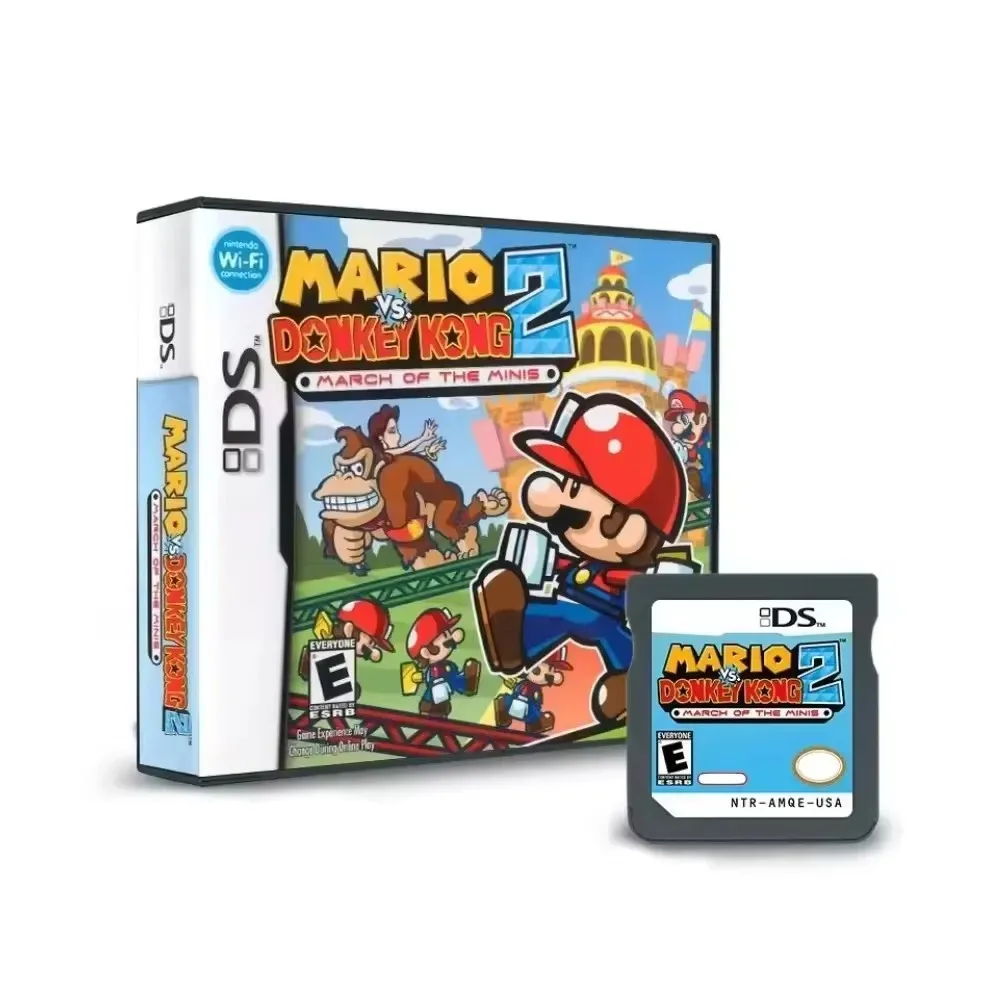 خرطوشة ألعاب Fun DS الشهيرة - بطاقة ألعاب فيديو من سلسلة Mario، وحدة تحكم محمولة، بطاقة ألعاب متوافقة مع صندوق هدية للأطفال #4