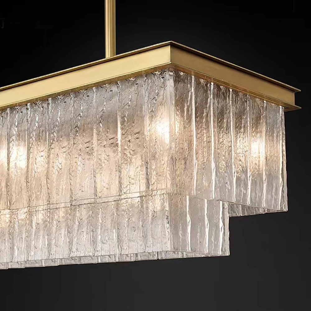 Modern Crystal Chandelier Dining Room Decor Pendant Hanging Light Fixtures For Living Room Ceiling Lamp Lustre Home Decoration