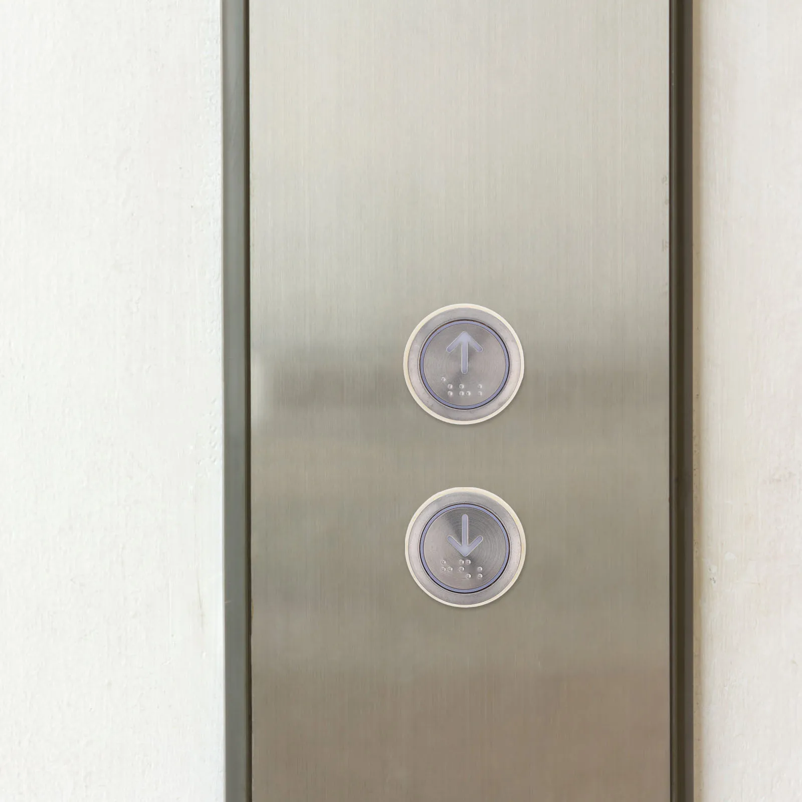 

2pcs Elevator Replacement Button Round Stainless Steel Braille Switch For Maintenance Repair Accessories Elevator Push Button