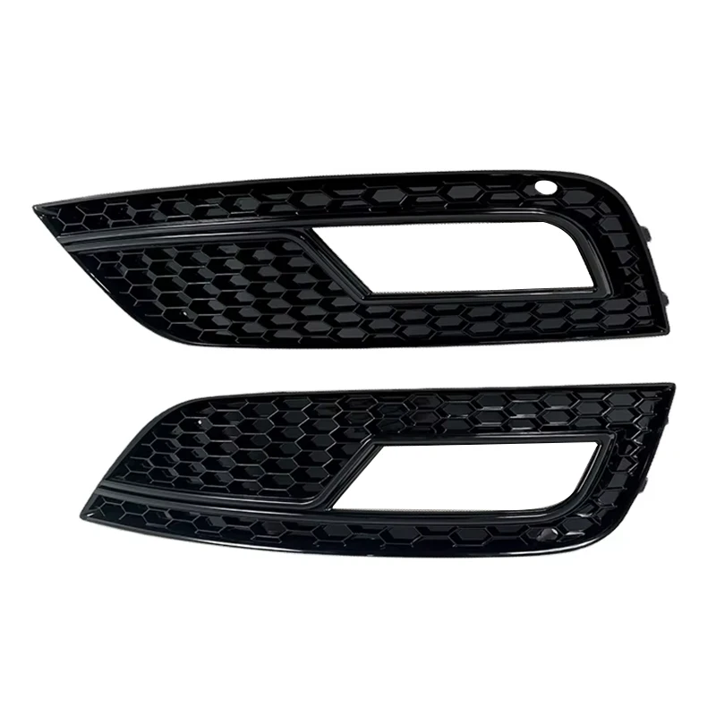 High Quality Car Fog Lamp Cover Honeycomb Style Normal Version Fog Light Grille for audis A4 S4 B8.5 to RS4 2013 2014 2015 2016