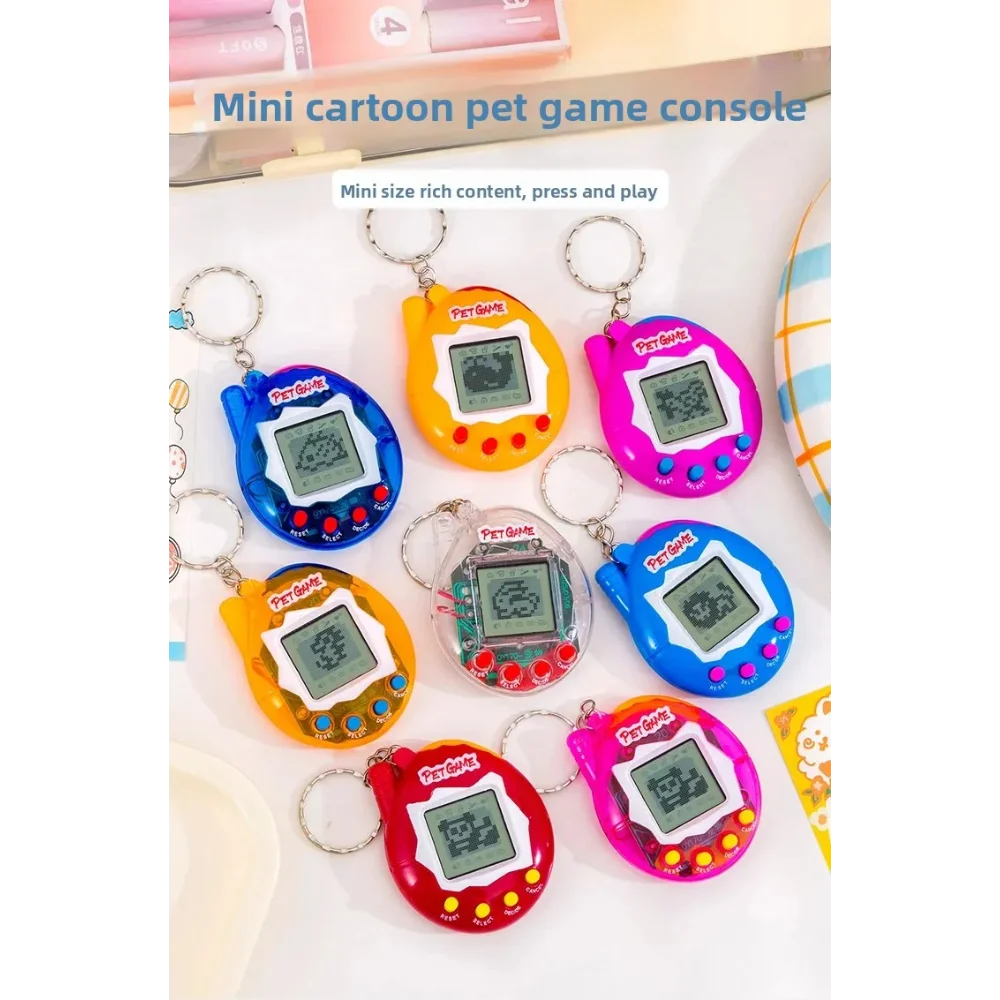 ของเล่นสัตว์เลี้ยงเสมือนจริง 3 มิติแบบอินเทอร์แอคทีฟสุดฮิต - รุ่นนักสะสม - สีฟ้าอควา |   ของขวัญที่สมบูรณ์แบบสำหรับวันหยุดและเกมเมอร์ ของเล่นทามาก็อตจิ