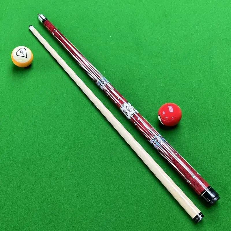 

Red Snooker Stick High Quality Maple Pool Cue Billiard Accessories 13mm Tip