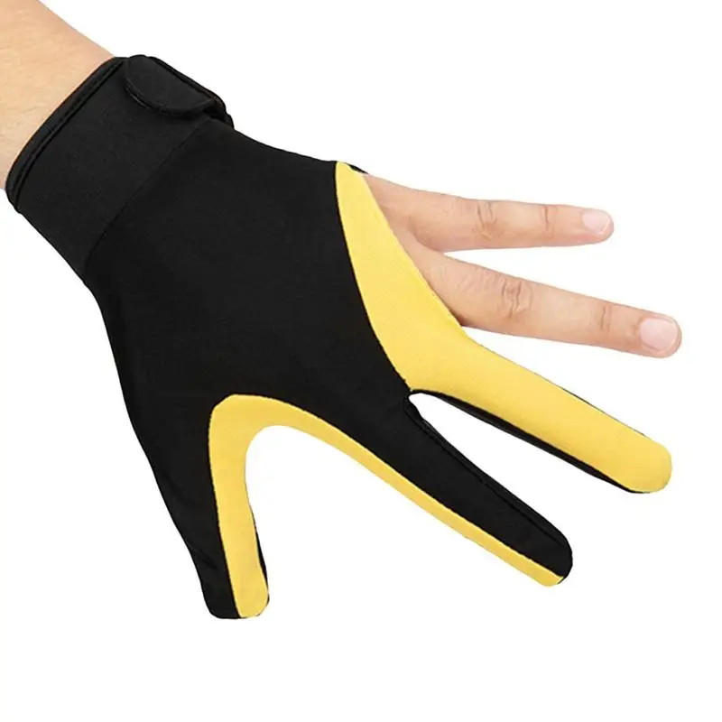 

Breathable Billiard Pool Gloves 3 Finger Billiard Pool Gloves Shooters Snooker Cue Sport Glove For Left Or Right Hand