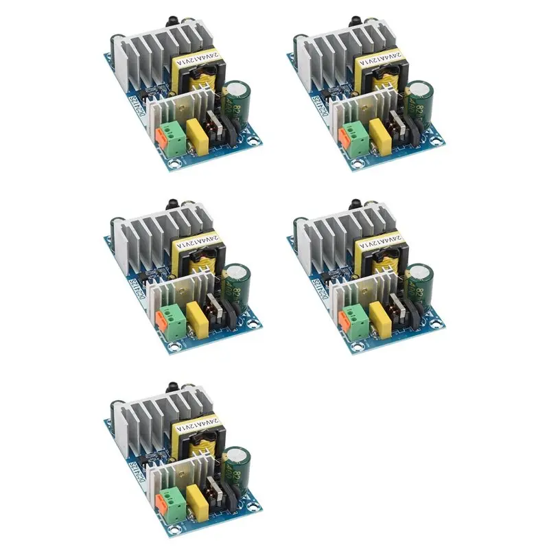 【recomendar】modulo-de-fuente-de-alimentacion-conmutada-5x-ac-dc-24v-4a-12v-1a-placa-de-circuito-de-fuente-de-alimentacion-conmutada