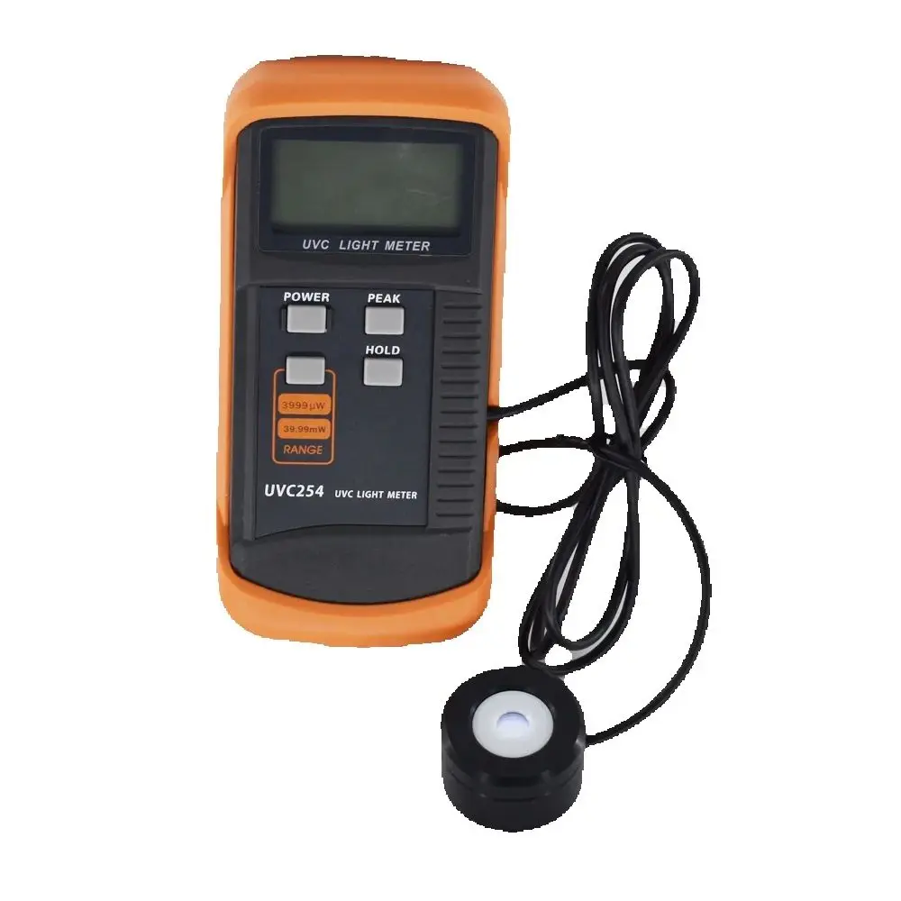 Uvc Licht Meter UVC254 Smalle-Band Spectrum 248nm-262nm Uv Meter Meting Van Uv Straling Intensiteit Detector Radiometer