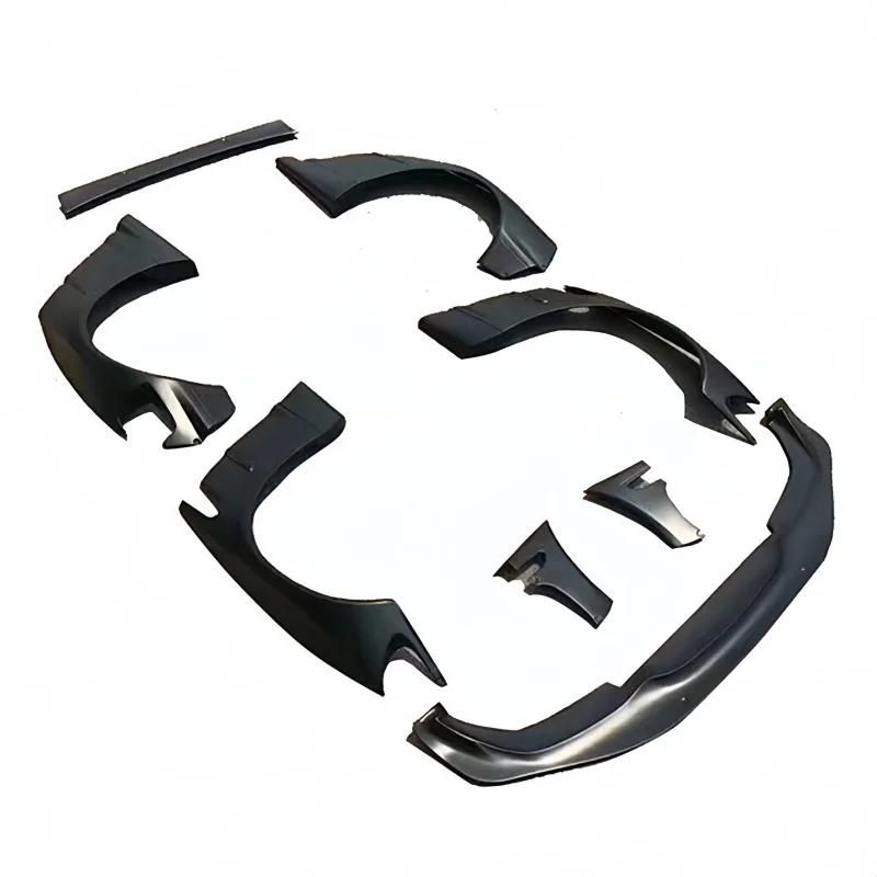 new Suitable for BMW 3 Series E46 Double-door Wide-body Body Kit with Front Lip Spoiler, Rear Wing and Wheel Arches