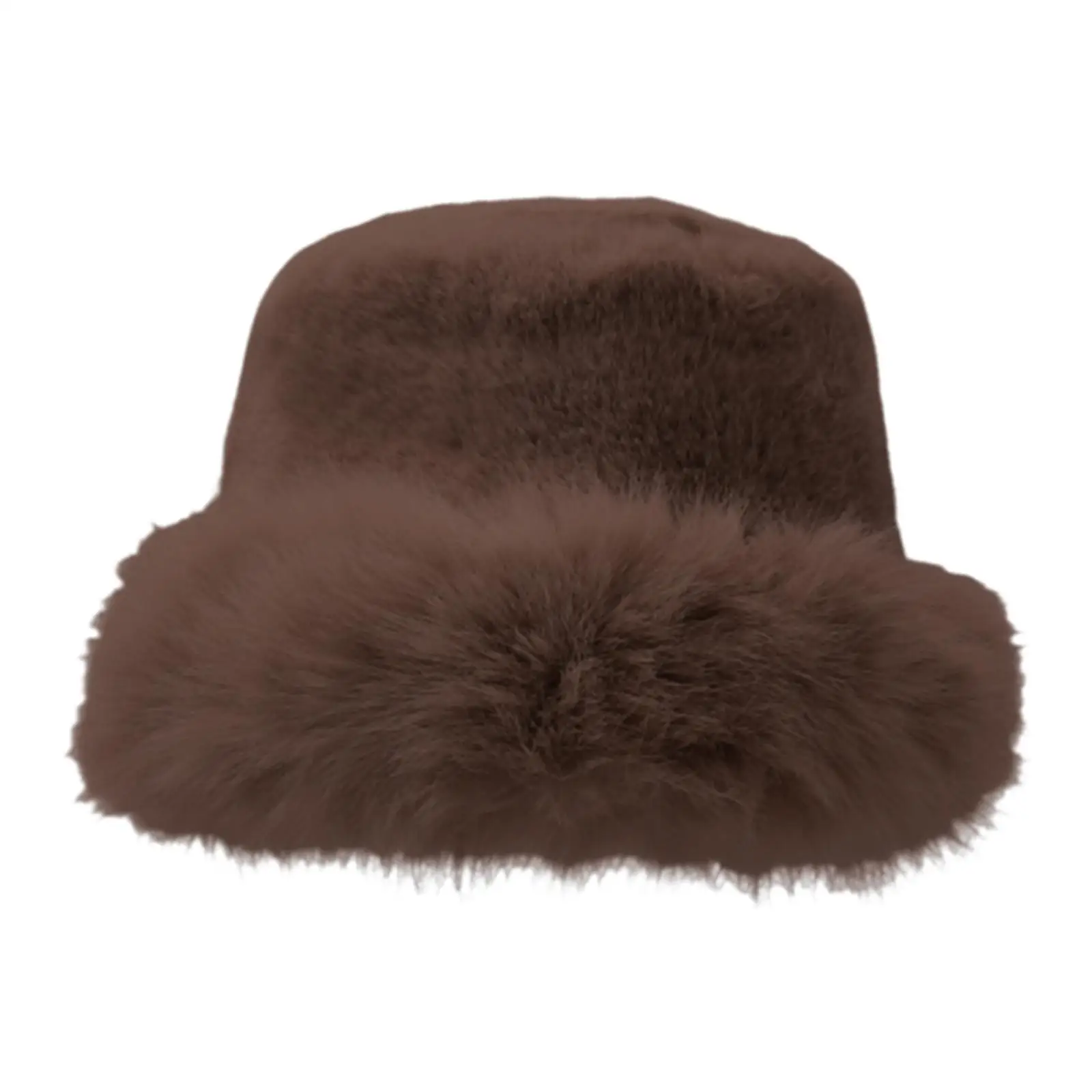 Sombrero de cubo de invierno, sombrero de nieve esponjoso para viajes, mujeres, niñas, senderismo