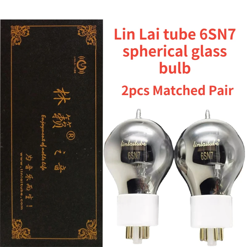 6SN7 Linlai Tube Replaces 6H8C/6N8P/CV181/5692 Manufacturer's Precision Matching High-fidelity Power Amplifier Tube