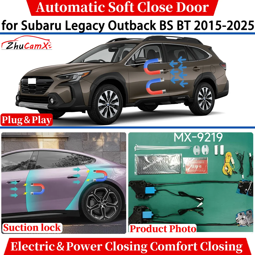 

for Subaru Legacy Outback BS BT 2015-2025 Car Automatic Soft Close Door Electric Power Comfort Closing Suction lock Quiet System