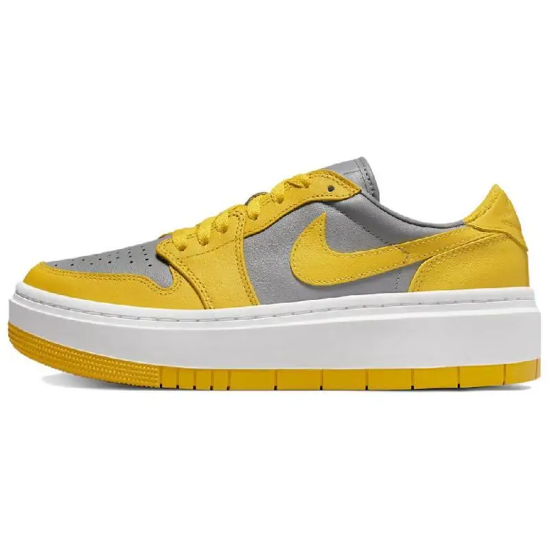 

Nike Air Jordan 1 Elevate Low Varsity Maize Cement Women's Sneakers Shoes Dh7004-017 With Original Box