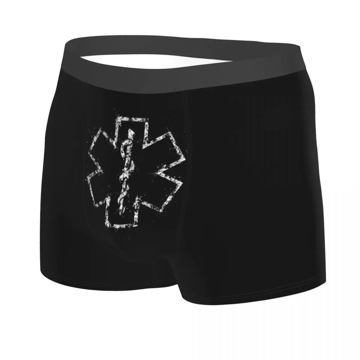 مخصص Emt نجمة الحياة الملابس الداخلية الرجال تنفس المسعف الطبي سيارة إسعاف سراويل داخلية للرجال السراويل سراويل لينة السروال للذكور #2