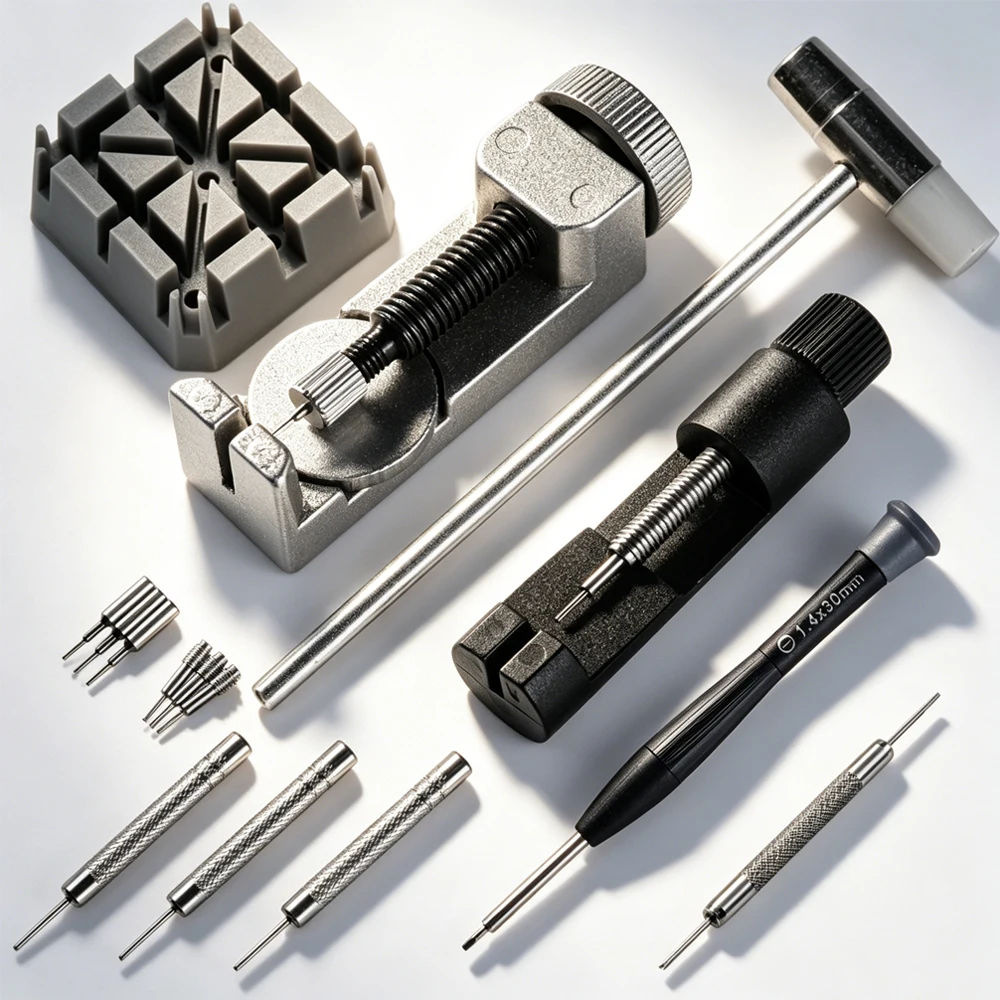 16Pcs Watch band adjust tool U - Tool Kit Strap Change 评论和价格