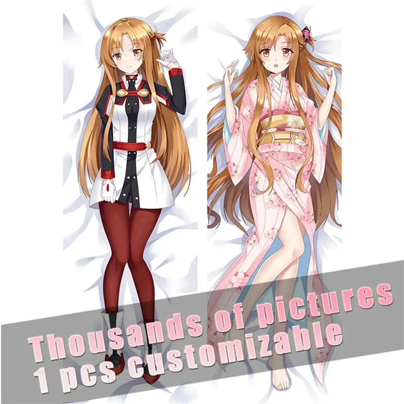 Anime Kussensloop Dakimakura Waifu Lichaam Decoratief Beddengoed Kamer Kussensloop Zacht Kussen voor Otaku