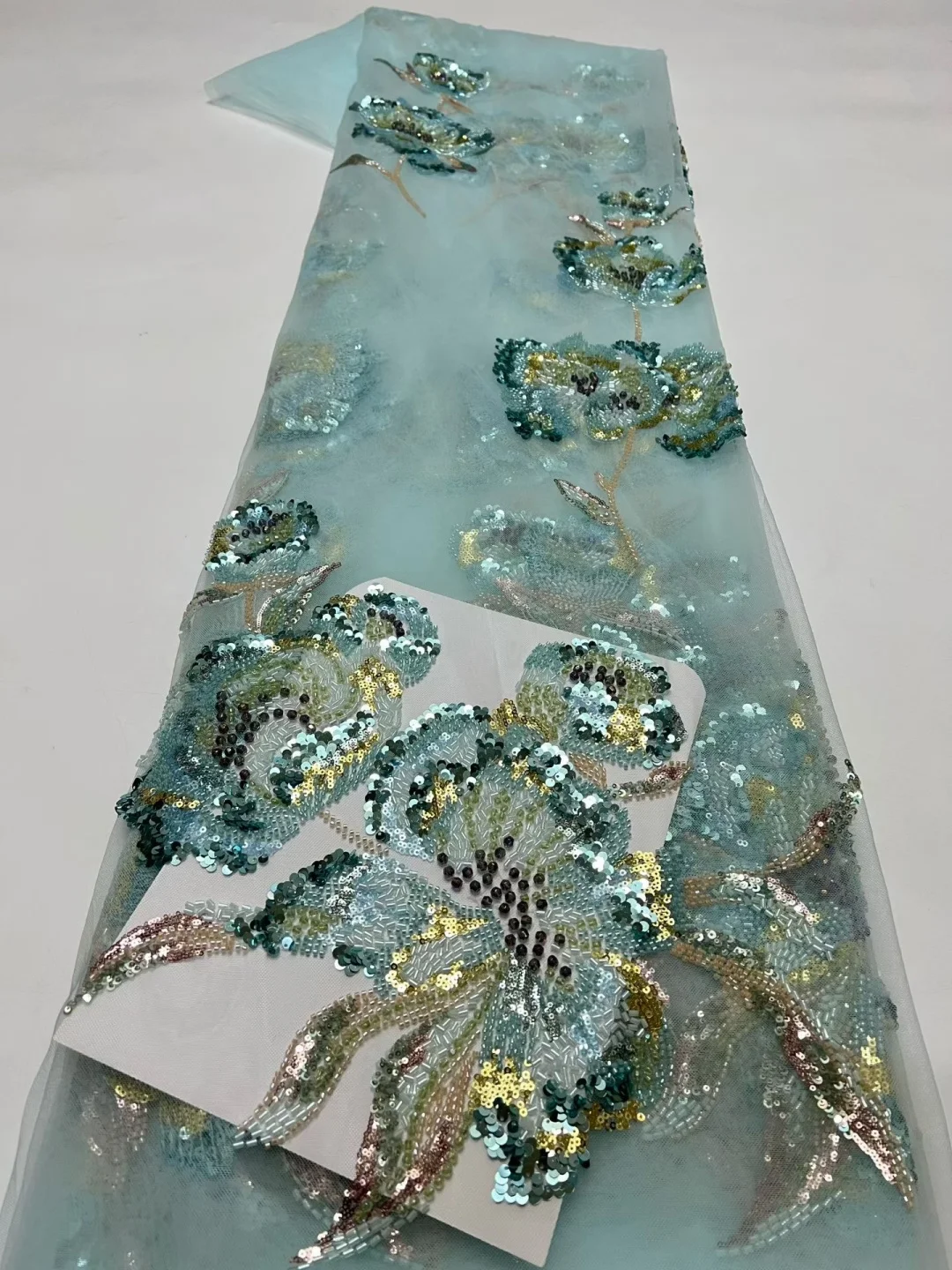 Neu eingetroffener nigerianisc – Embroidery Net Fabric Bewertung und Preis