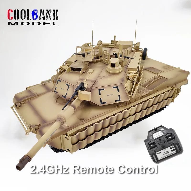 

COOLBANK U.S. TUSK Military M1A2 Abrams Main Battle Tank Model 1/16 2.4ghz Remote Control tanque de guerra de controle toys boys