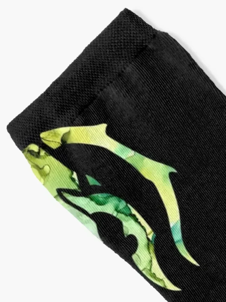 MTG Golgari Swarm Ravnica Guild Insignia Logo Black Background Socks Heating sock Sports Socks Male Women's