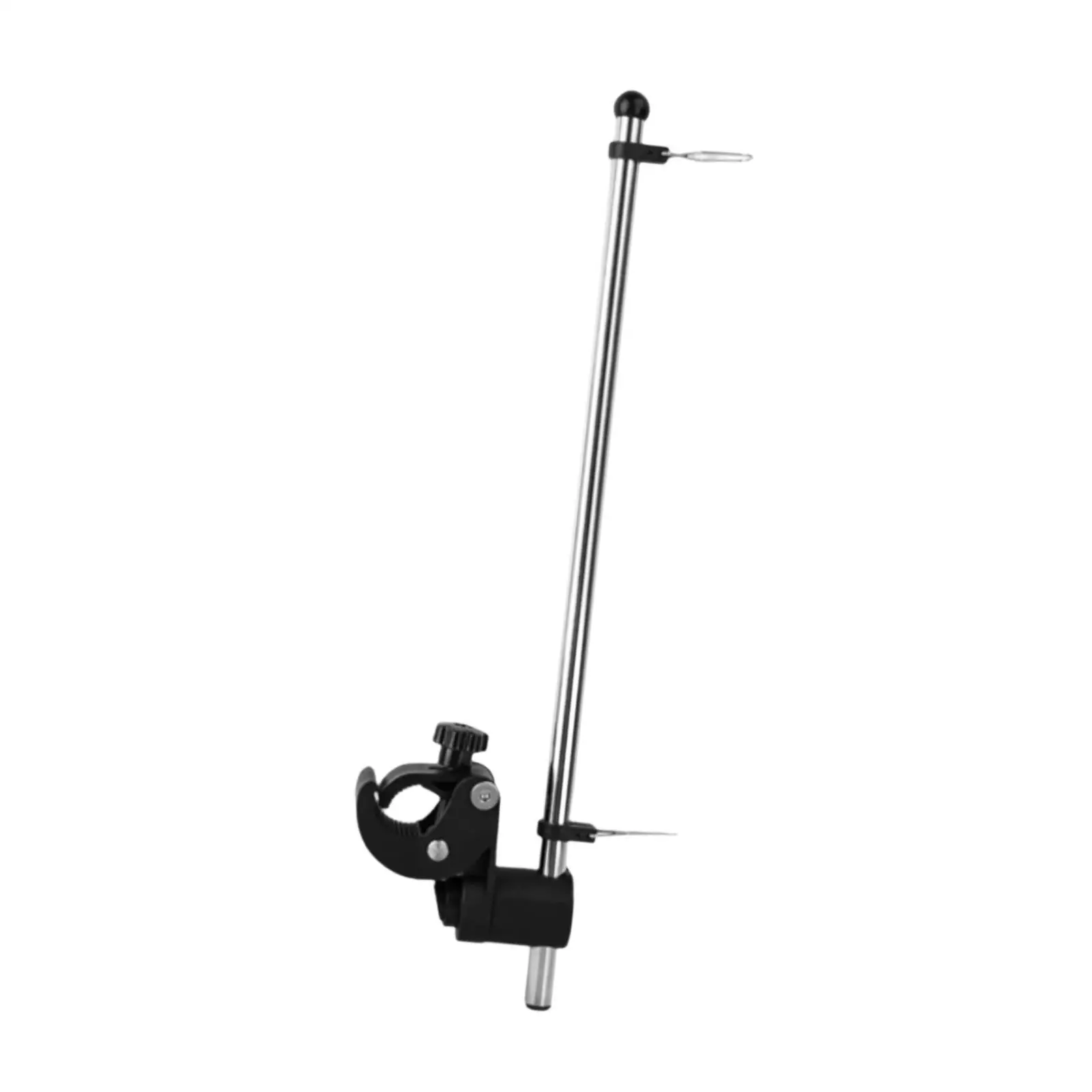 Stainless Steel Marine Flag Mount Adjustable Holder Outdoor Weatherproof Flagpole Stand for Boat Rail Attachment - view 3