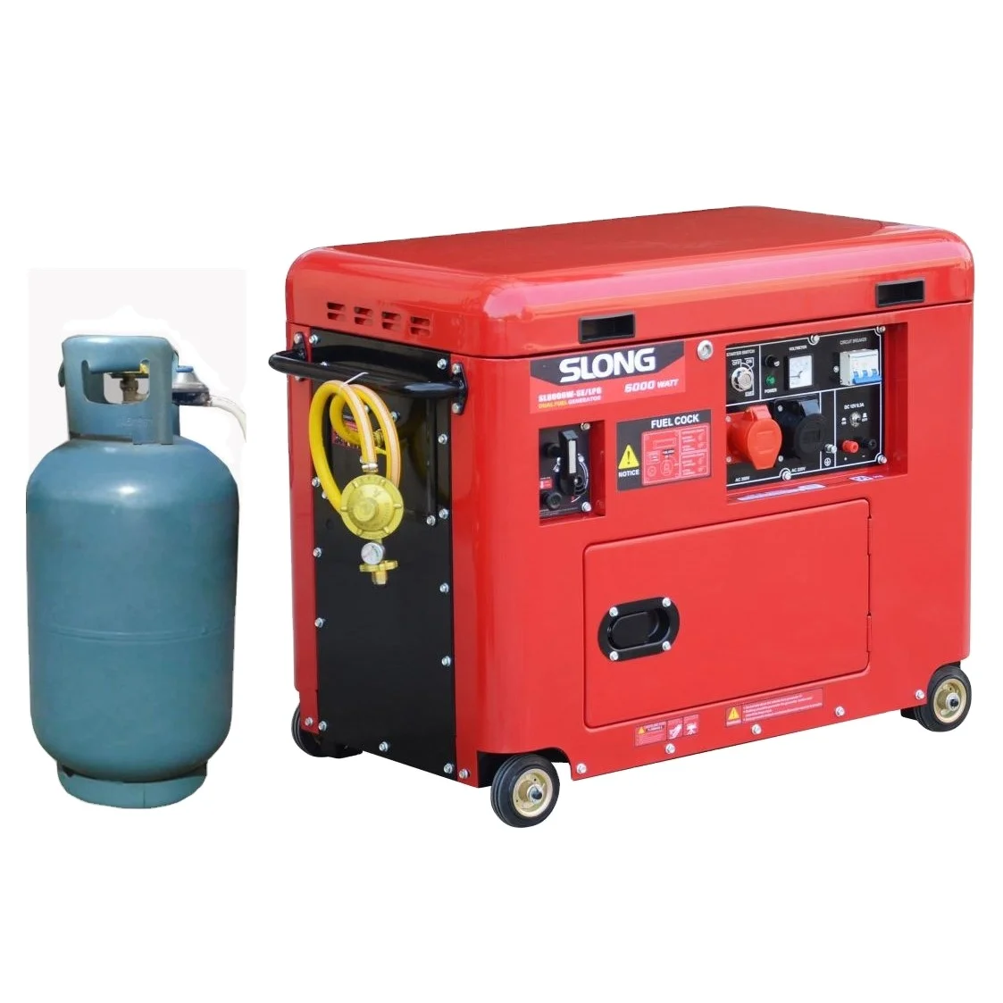 

Slong SL10000W-SE 7kw 8kw 10kw Silent oline generator dual fuel tri fuel generator set oline LPG generator